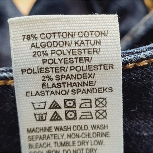 Lucky Brand Lolita Capri Dark Wash Stretch Jeans Size 0/26 - Picture 11 of 12